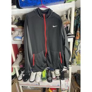Size XL-Nike Rivalry Jacket Red Grey Black Full Zip